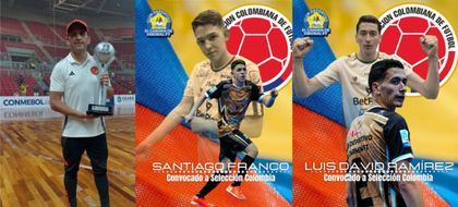 Imagen de  Tres orientales en la convocatoria de la Selección Colombia Mayores y Sub-20 de Futsal para la CONMEBOL Liga Evolución – Zona Norte 2025