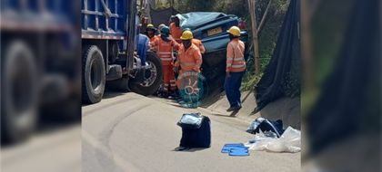 Imagen de  Aparatoso accidente de tránsito en la vía Rionegro-Aeropuerto: conductora murió