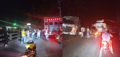 Imagen de Nueve heridos deja dos accidentes de tránsito en vías del Oriente
