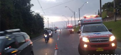 Imagen de  Un peatón de 49 años falleció tras ser atropellado en la autopista Medellín-Bogotá