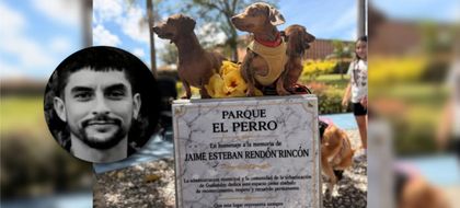 Imagen de Inauguraron el Parque del Perro en Rionegro en honor a Jaime Esteban Rendón, asesinado hace un año