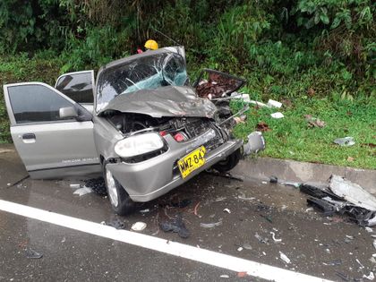 Imagen de  Cuatro personas resultaron heridas en accidente de tránsito en Cocorná
