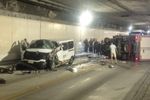 Imagen de Túnel de Oriente, cerrado en ambos sentidos por siniestro vial con cuatro lesionados