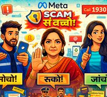 Meta lanza la tercera edición de la campaña ‘Scam Se Bacho’ para luchar contra las estafas digitales en India
