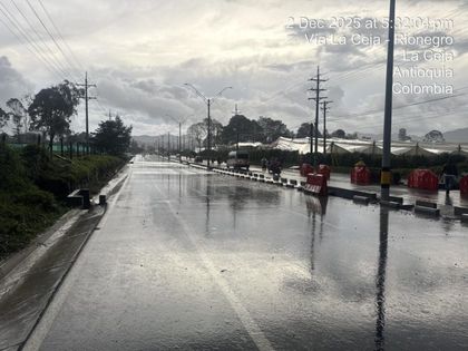 Imagen de Devimed explicó el motivo de inundaciones recientes en la vía La Ceja-Rionegro, sector Cantarrana
