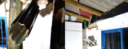 Imagen de  Por caída de poste de energía, una vivienda resultó afectada en Rionegro