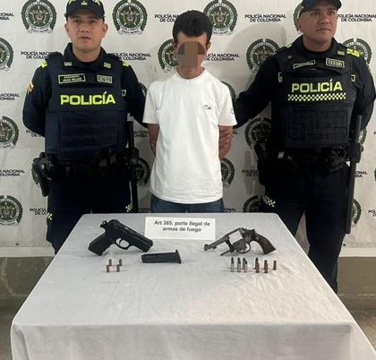 Imagen de  Policía ha incautado 84 armas en Rionegro este año, solo en diciembre van 6 incautaciones y cinco capturados