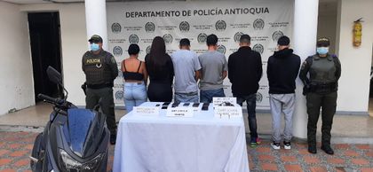 Imagen de Capturan en flagrancia a seis presuntos delincuentes en Marinilla