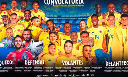 Vea quiénes son los convocados por la Selección Colombia para enfrentar a Brasil y Paraguay