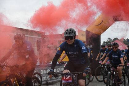 Imagen de  Mountain Bike: más de 200 deportistas participaron del evento en la Base Aérea de Rionegro
