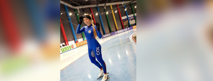 Imagen de Una carmelitana comienza su participación en la Copa Mundo de Patinaje sobre Hielo