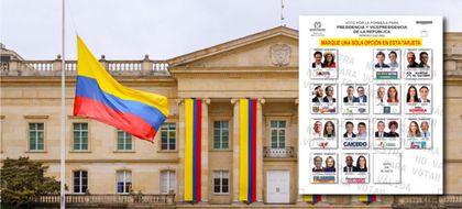 Imagen de Ya hay tarjetón definitivo para la primera vuelta presidencial. Hoy comienza su impresión