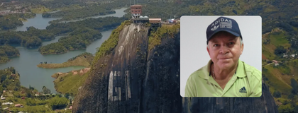 Imagen de A la “Tractomula Humana” lo echaron de la Piedra de El Peñol sin pensión