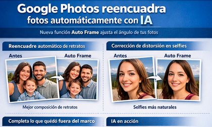 Google Photos reencuadra fotos automáticamente con IA