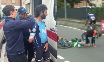 Imagen de  Una caída impidió que Fernando Gaviria luchara por el triunfo en la etapa 11 del Giro de Italia