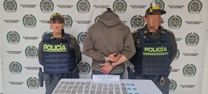 Imagen de Una persona fue capturada en El Santuario por el delito de tráfico, fabricación o porte de estupefacientes