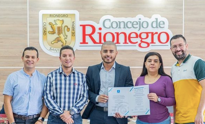 Imagen de  Icontec entregó certificación en gestión de calidad al Concejo de Rionegro