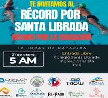 Egresados del Santa Librada asumirán reto de 12 horas de natación para apoyar restauración del colegio