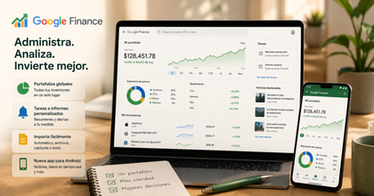 Google Finance: nuevas funciones y app
