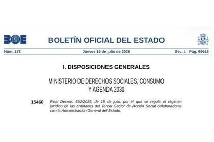 Imagen de Las entidades del tercer sector podrán ser reconocidas como colaboradoras del Estado