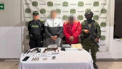 Imagen de  Capturados en allanamiento dos presuntos coordinadores de microtráfico y microextorsión en Marinilla