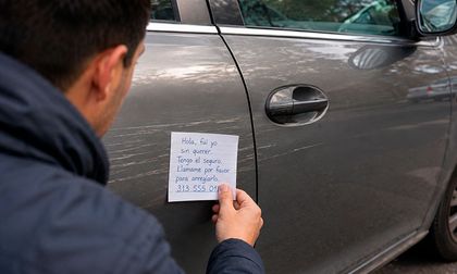 Cuidado: si golpean su carro en un parqueadero, puede ser una trampa para una estafa