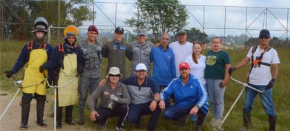 Imagen de  Cacom 5, Imer y comunidad realizaron mejora en escenario deportivo en vereda de Rionegro