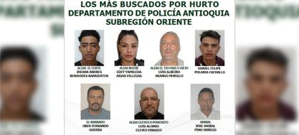 Imagen de ¿Los ha visto? Seis hombres y una mujer son los más buscados por hurto en el Oriente