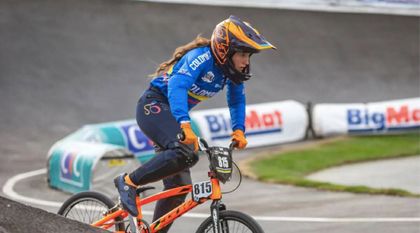 Imagen de  ¡Espectacular! La rionegrera Isabela Carranza fue sexta en el Mundial de BMX en Francia