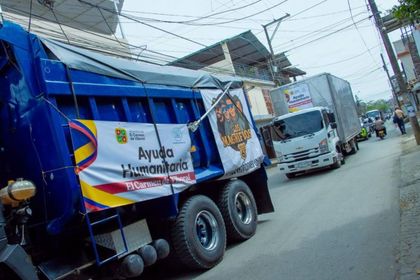 Imagen de  El Carmen de Viboral envió 27 toneladas de ayudas humanitarias a Chocó y Cauca