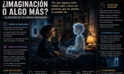 Los amigos imaginarios: por qué algunos niños hablan solos o dicen ver personas que los adultos no pueden ver