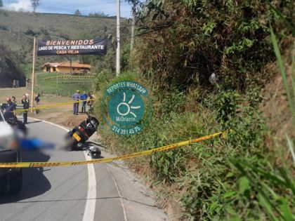 Imagen de Detalles del homicidio de una mujer por robarle en la vía Marinilla-El Peñol