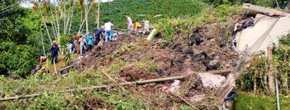 Imagen de  Tras deslizamiento en Andes, 19 niños ya fueron rescatados: tres más aún continúan desaparecidos