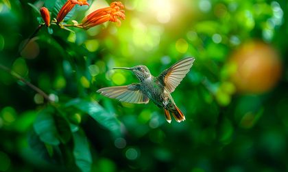 El lado esotérico de los colibríes: visitas con mensaje