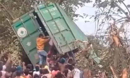 Comunidad saqueó tractomula accidentada