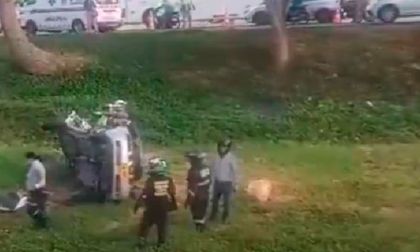 Accidente en recta Cali- Palmira dejó cuatro heridos
