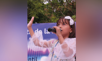 Imagen de  Juliana Zapata, «La Pequeña Gigante» que realizará su audición ante los jurados de La Voz Kids