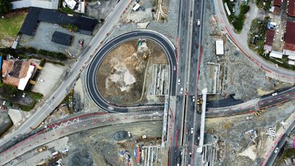 Imagen de  Entra en operación primer lazo del intercambio vial del aeropuerto José María Córdova en Rionegro