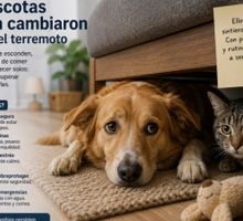 Las mascotas también cambiaron después del terremoto