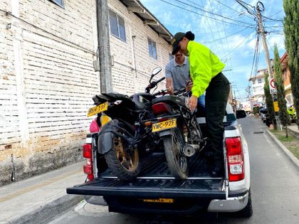 Imagen de La Policía recuperó cinco motos y capturó a tres personas en operativos en varios municipios del Oriente