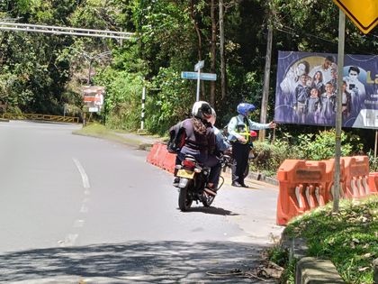 Imagen de Movilidad en El Poblado: vía la Cola del Zorro operará, otra vez, en doble sentido. Los Balsos permanece cerrado