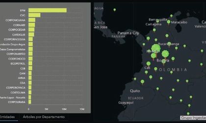 Ciudadanos pueden reportar árboles sembrados con el Contador de Árboles