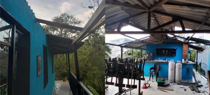 Imagen de Tras fuerte vendaval en Cocorná, 118 personas resultaron afectadas; Alcaldía gestiona ayudas para los damnificados