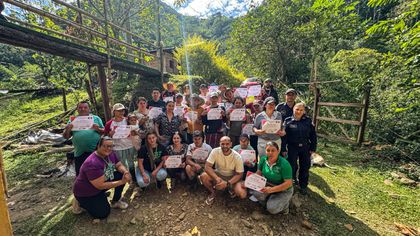 Imagen de Guías turísticos de El Carmen de Viboral se capacitaron en rescate y primeros auxilios para fortalecer el turismo de naturaleza