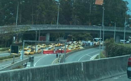 Imagen de  Paro de taxistas: ¿cómo están las vías de Oriente a Medellín?