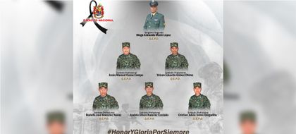 Imagen de  Estos fueron los seis militares que murieron al caer en un campo minado en Antioquia