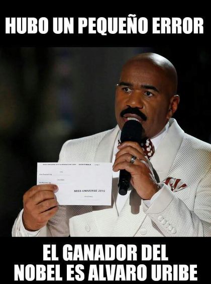 Los memes: el Nobel de paz visto con mucho humor
