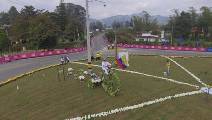 La Ceja “floreció” para recibir a los ciclistas del Tour Colombia