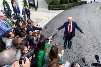 Imagen de Trump dice que EE. UU. monitoreará “muy seriamente” a narcos venezolanos en tierra