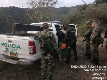 Imagen de Autoridades de Abejorral capturaron a un presidiario que completaba 24 horas prófugo